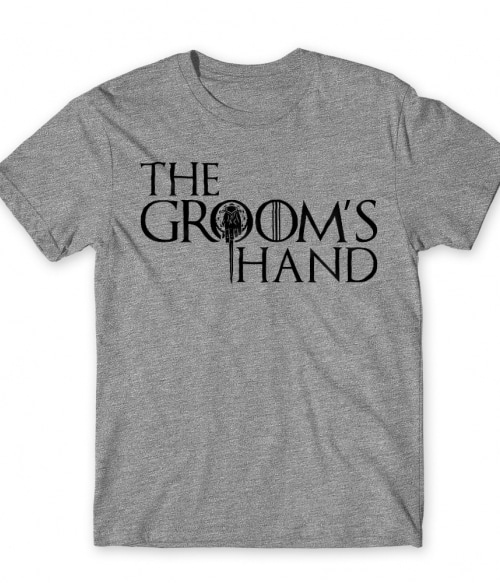 The Groom's Hand Legénybúcsú Férfi Póló - Legénybúcsú