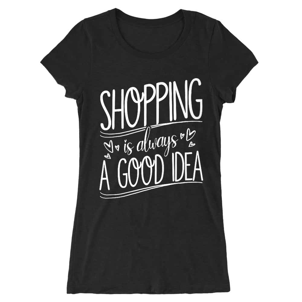 Shopping - A Good Idea Női Hosszított Póló