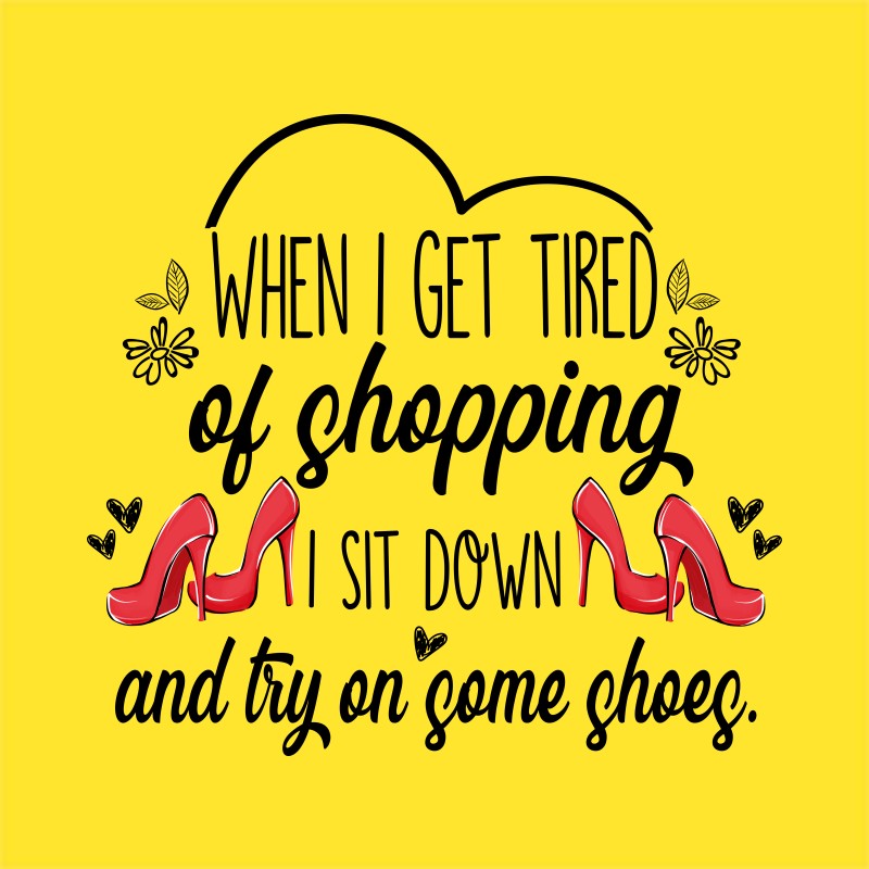 I'll try on some shoes