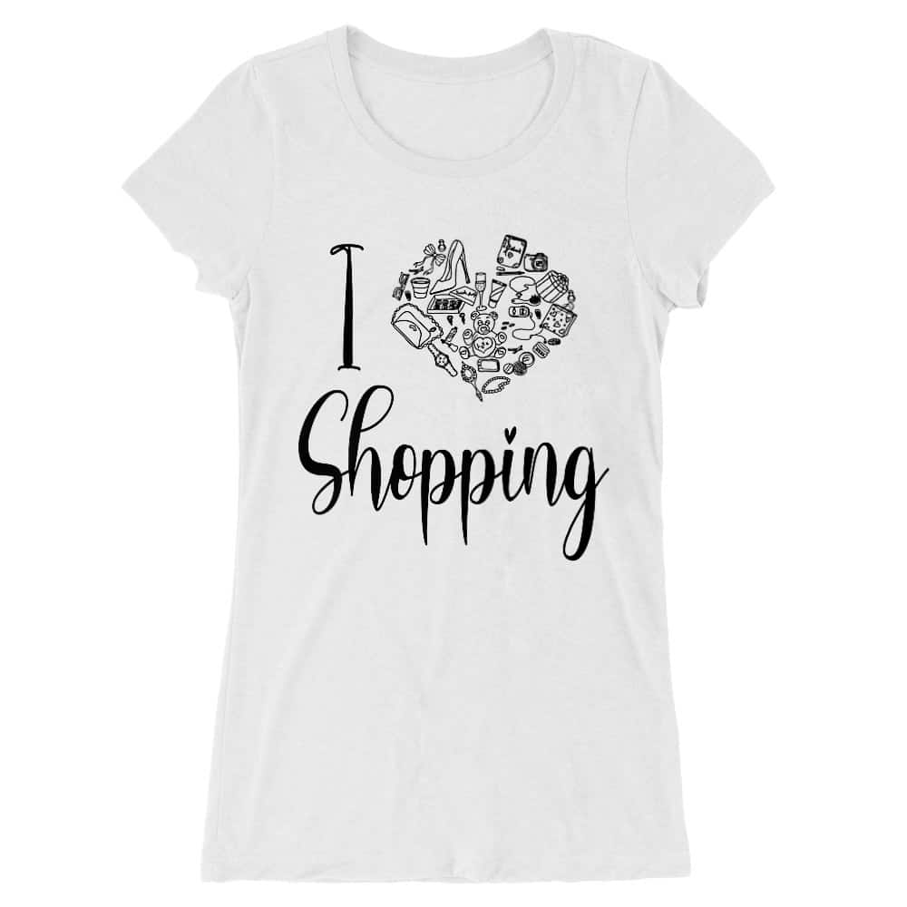 I Love Shopping Női Hosszított Póló