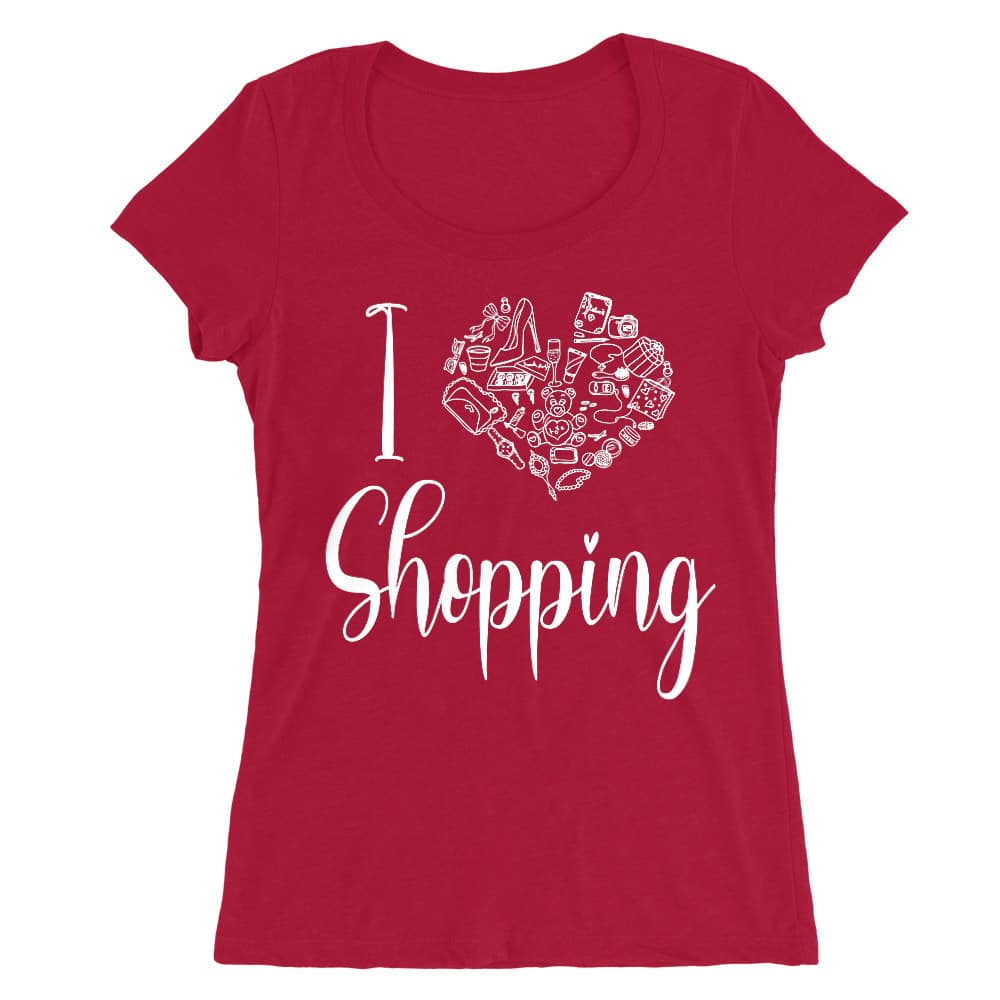I Love Shopping Női O-nyakú Póló