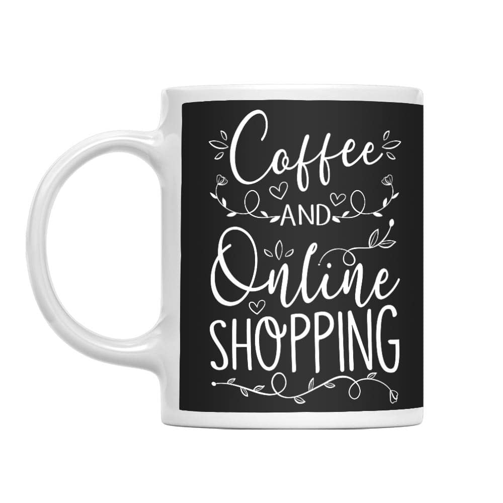 Coffee and Online Shopping Bögre