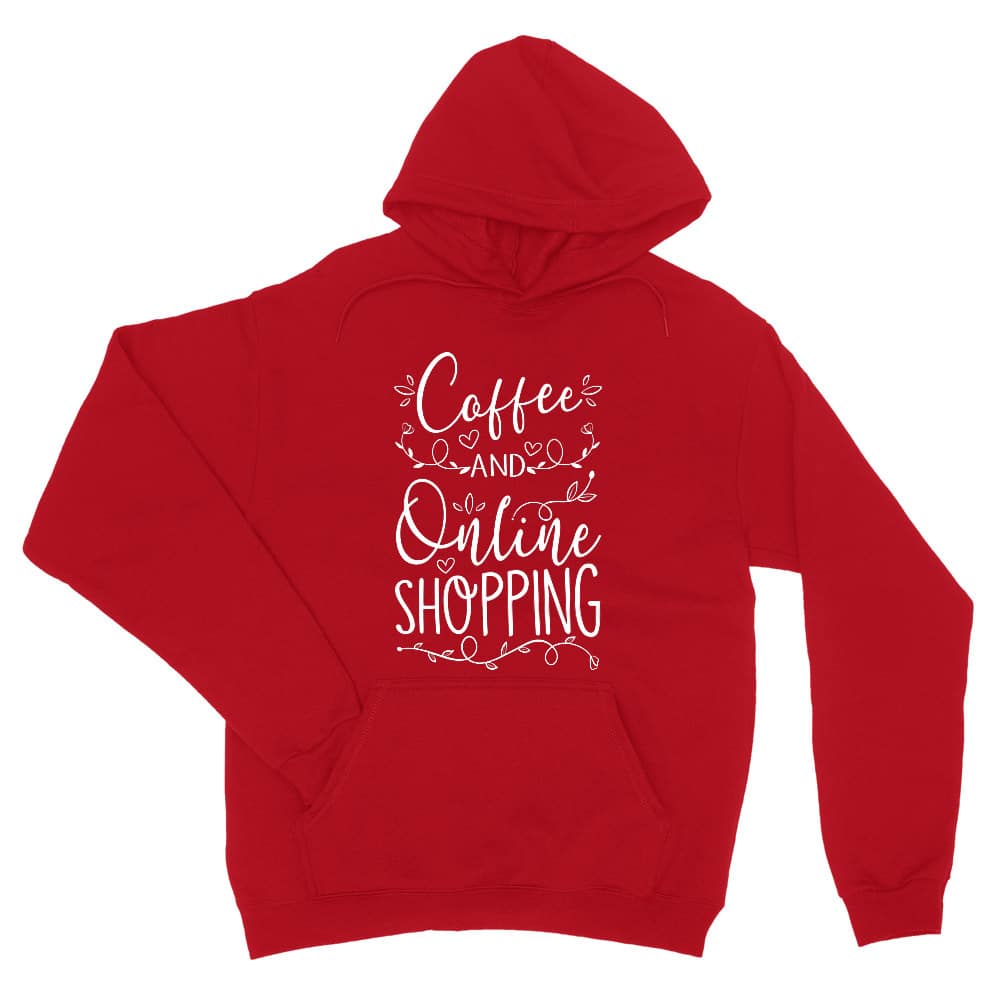 Coffee and Online Shopping Unisex Pulóver