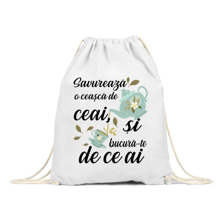 Savurează o ceașcă de ceai
