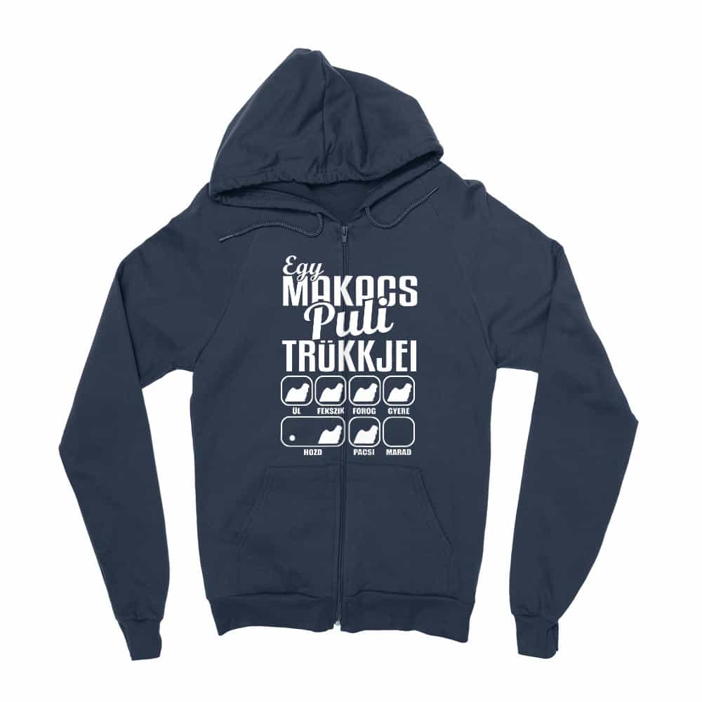 Makacs Puli Zipzáros Pulóver