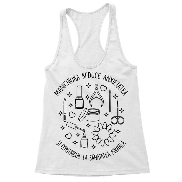 Manichiura reduce anxietatea - Tricou pentru femei
