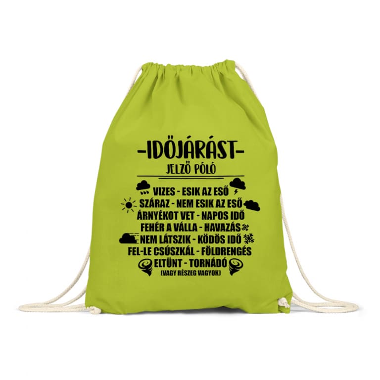 Időjárást jelző Póló - Tornazsák