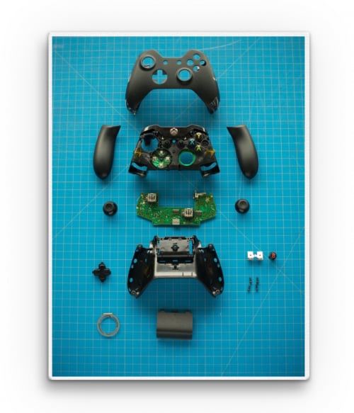 Xbox controller Gamer Vászonkép - Gaming