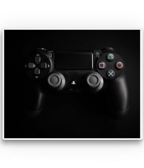 Ps4 controller - black Gamer Vászonkép - Gaming