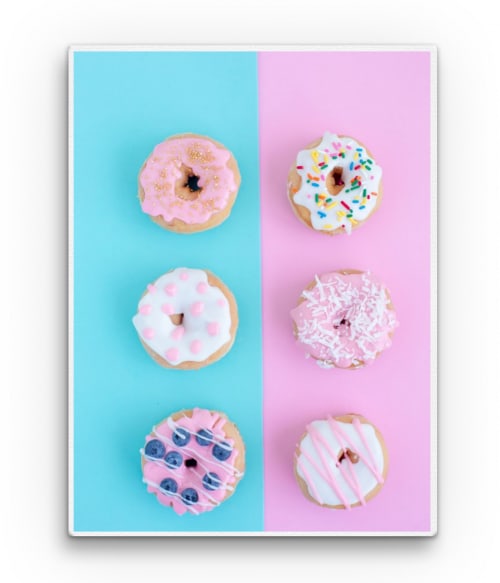 Color donuts Ételek Pólók, Pulóverek, Bögrék - Hobbi-Érdeklődés