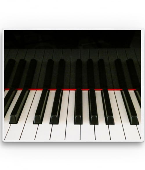 Piano photo Hangszerek Pólók, Pulóverek, Bögrék - Zene