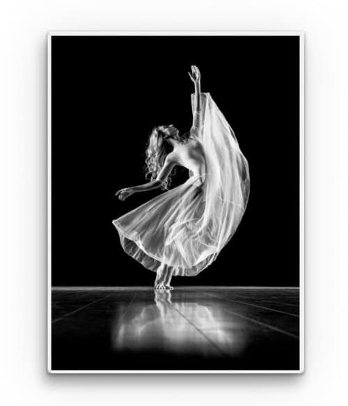 Ballet - black and white Táncos Vászonkép - Táncos