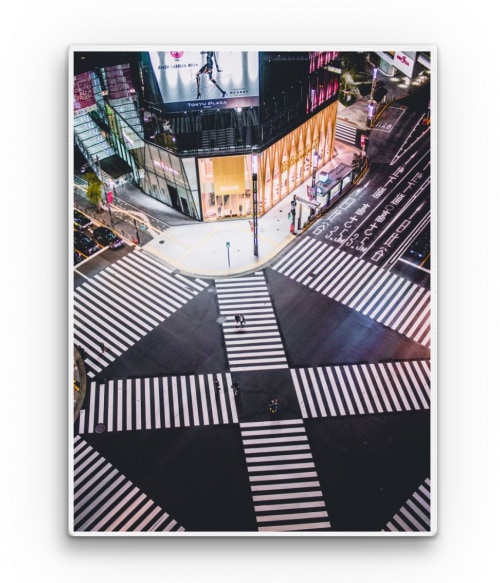 Shibuya Crosswalk Utazás Pólók, Pulóverek, Bögrék - Utazás