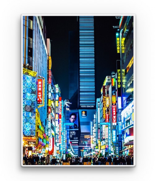 Japan - neon city Utazás Vászonkép - Utazás