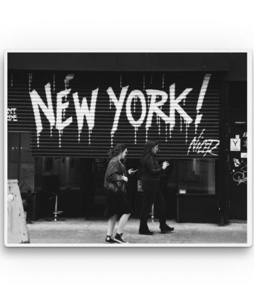 New York graffiti Utazás Pólók, Pulóverek, Bögrék - Utazás