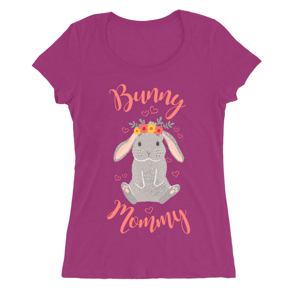 Bunny Mommy Női O-nyakú Póló