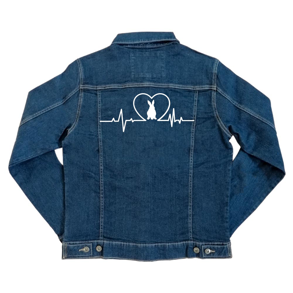 Bunny Heart Unisex Farmerkabát