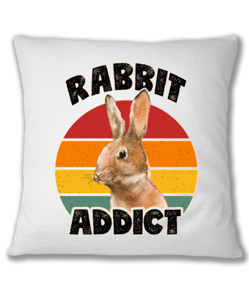 Addict - Rabbit Nyuszis Párnahuzat - Nyuszis