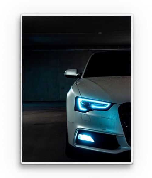 White Audi Vezetés Vászonkép - Vezetés