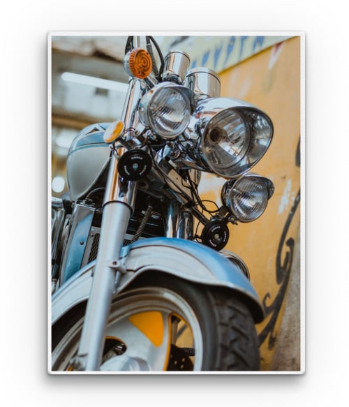 Motorcycle Headlight Vezetés Vászonkép - Vezetés