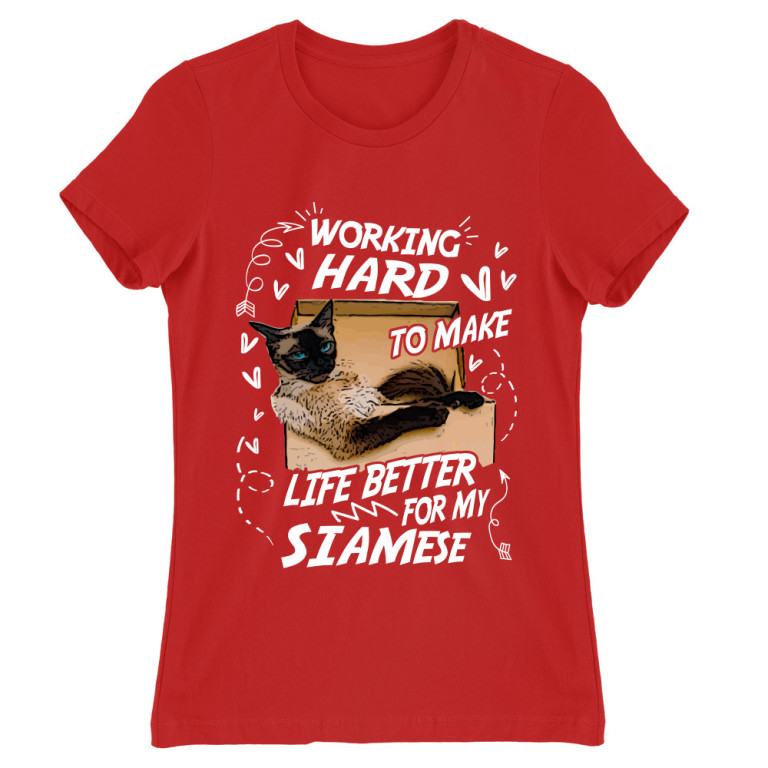 I work hard - Siamese