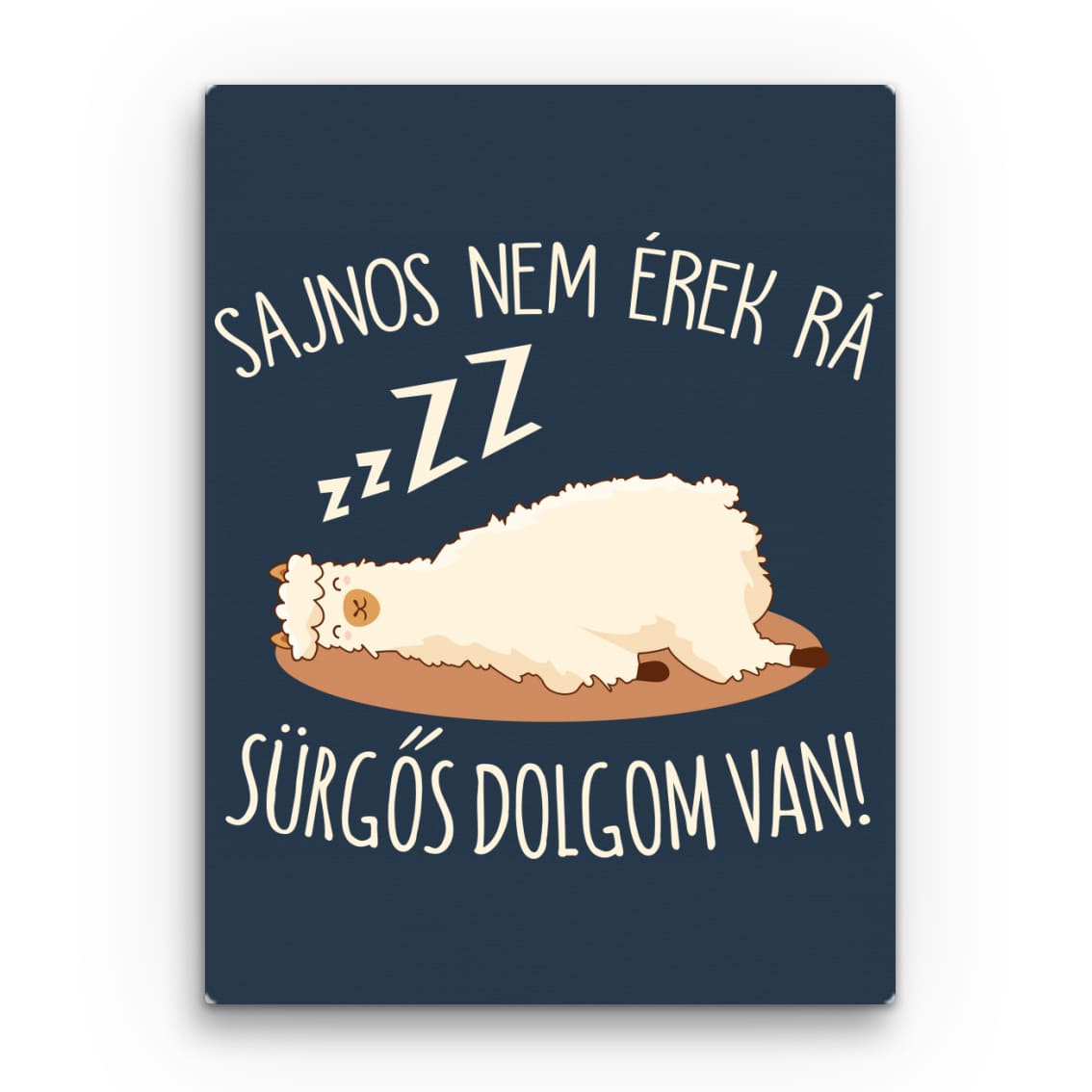 Sajnos nem érek rá, sürgős dolgom van! Vászonkép