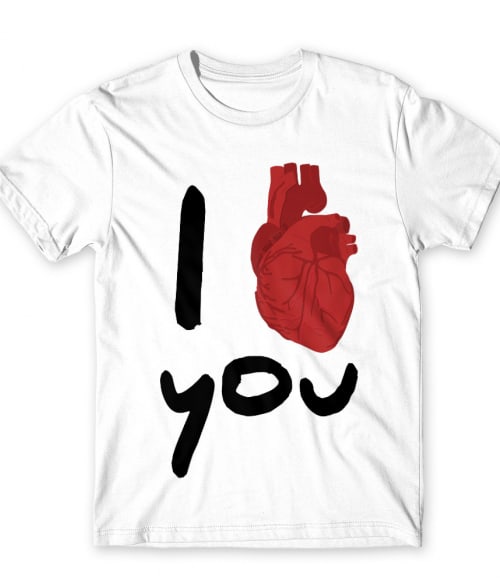 I Love You Human Heart Póló - Ha Grey's Anatomy rajongó ezeket a pólókat tuti imádni fogod!