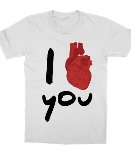 I Love You Human Heart Póló - Ha Grey's Anatomy rajongó ezeket a pólókat tuti imádni fogod!