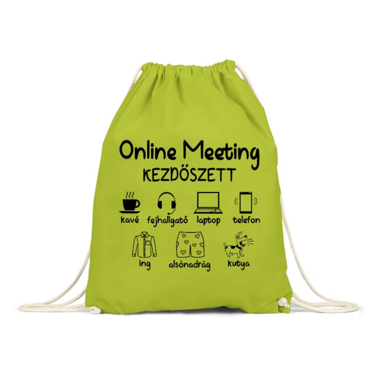 Online Meeting Kezdőszett - Tornazsák
