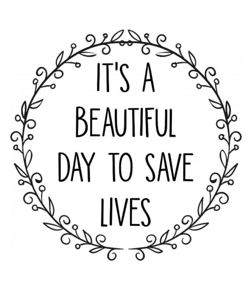 Its A Beautiful Day To Save Lives A Grace klinika Pólók, Pulóverek, Bögrék - Sorozatos