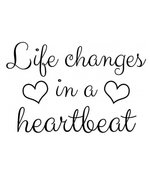 Life Changes In A Heartbeat A Grace klinika Pólók, Pulóverek, Bögrék - Sorozatos