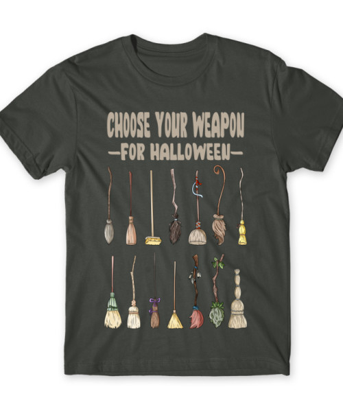 Choose Your Weapon for Halloween Halloween Póló - Ünnepekre