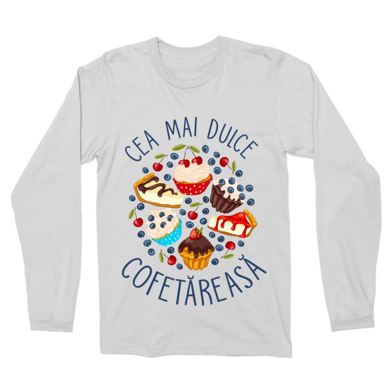 Cea mai dulce cofetăreasă - Tricou cu mânecă lungă pentru bărbați