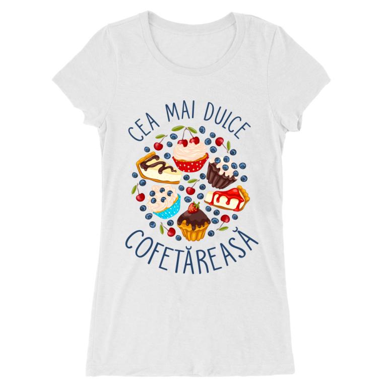 Cea mai dulce cofetăreasă - Tricou alungit pentru femei