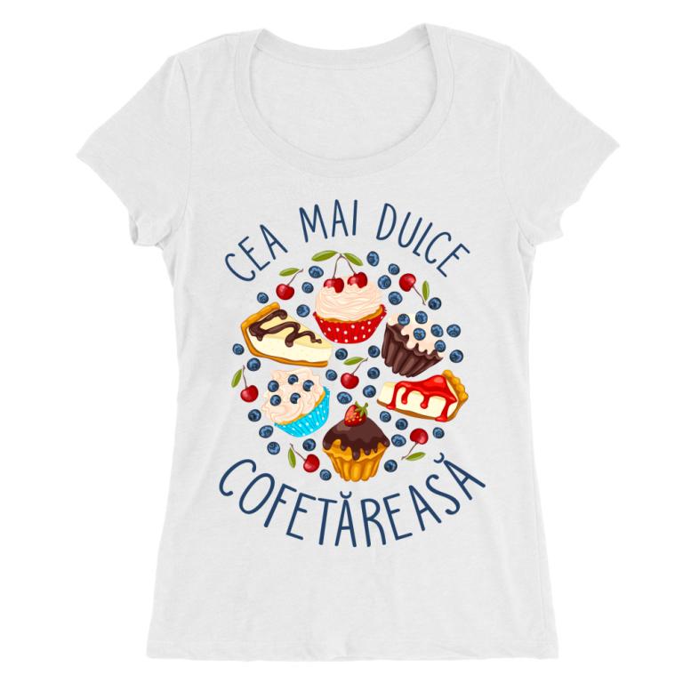 Cea mai dulce cofetăreasă - Tricou cu guler O pentru femei
