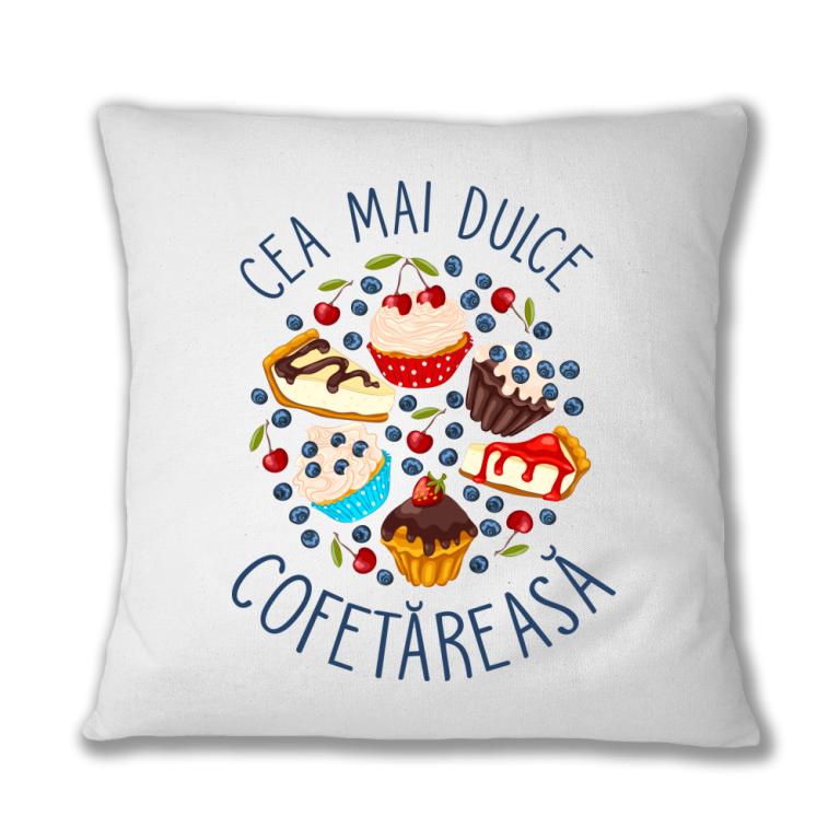 Cea mai dulce cofetăreasă - Față de pernă