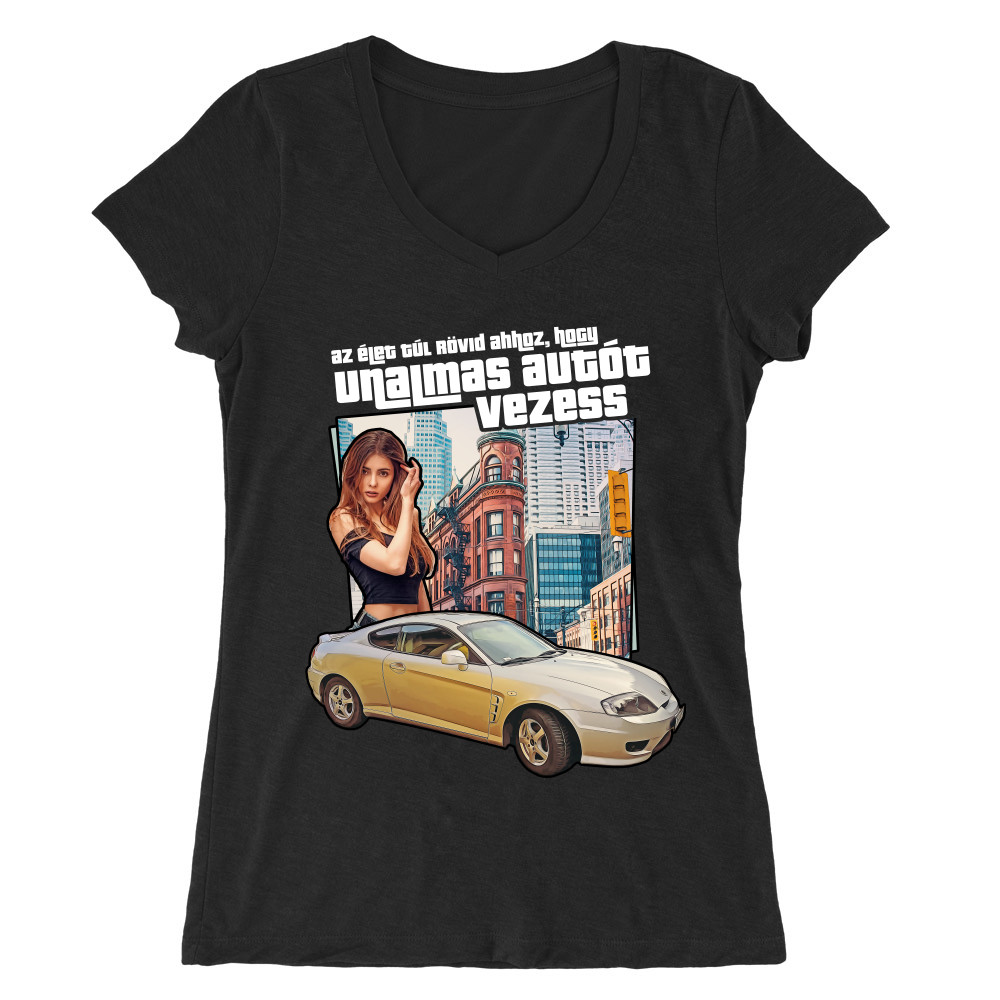GTA Car - MyLife Plus Női V-nyakú Póló