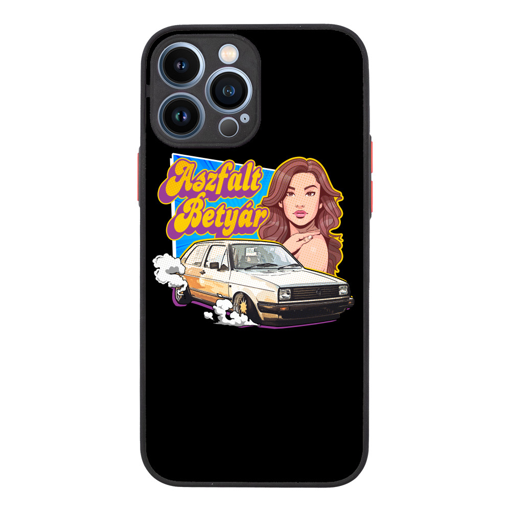 Comic Girl with Car - MyLife Plus Apple iPhone Telefontok