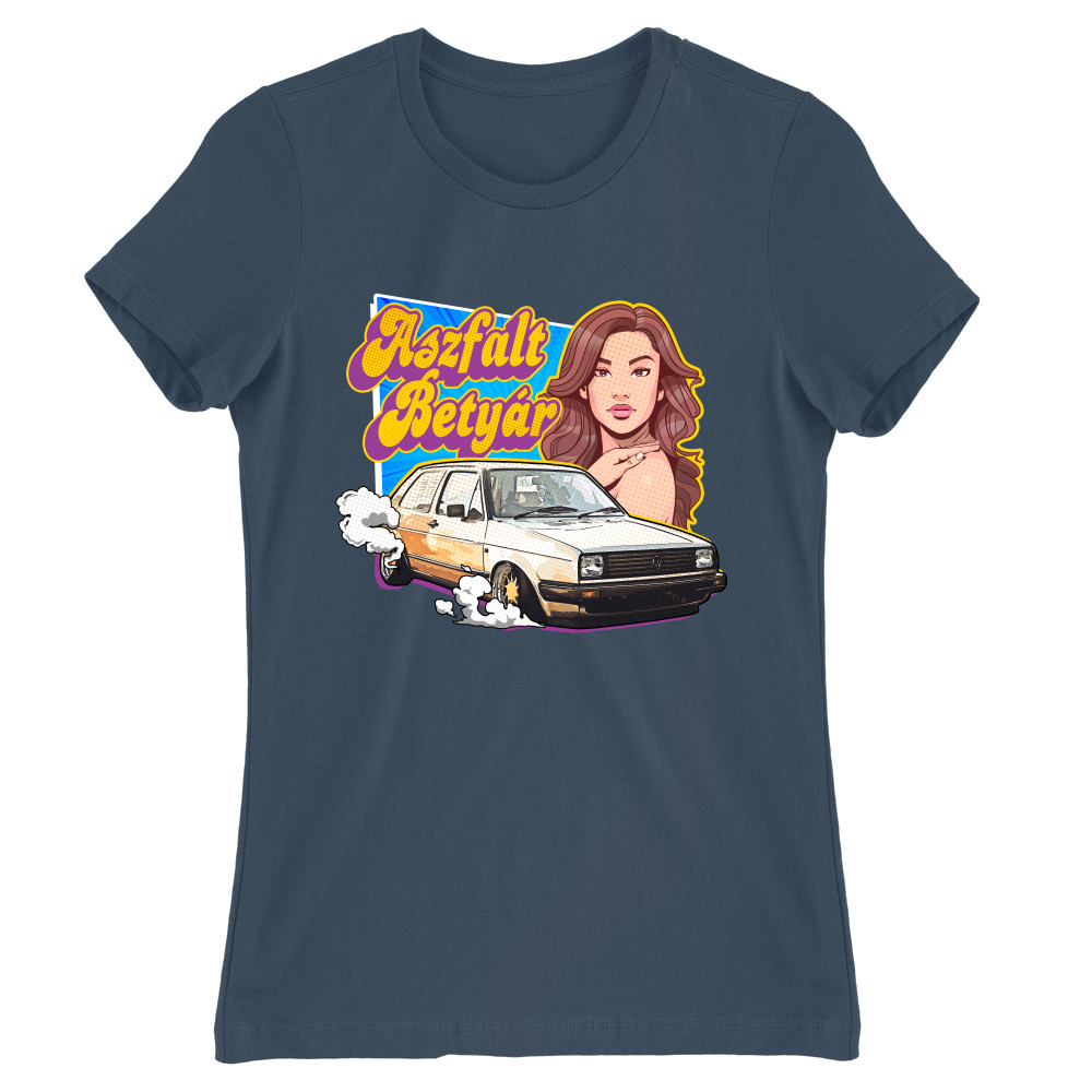Comic Girl with Car - MyLife Plus Női Póló
