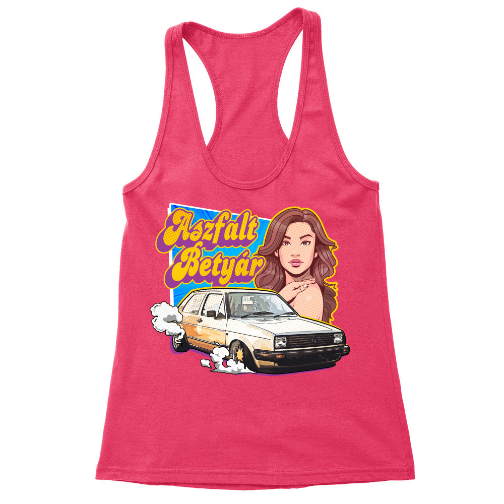 Comic Girl with Car - MyLife Plus Női Trikó