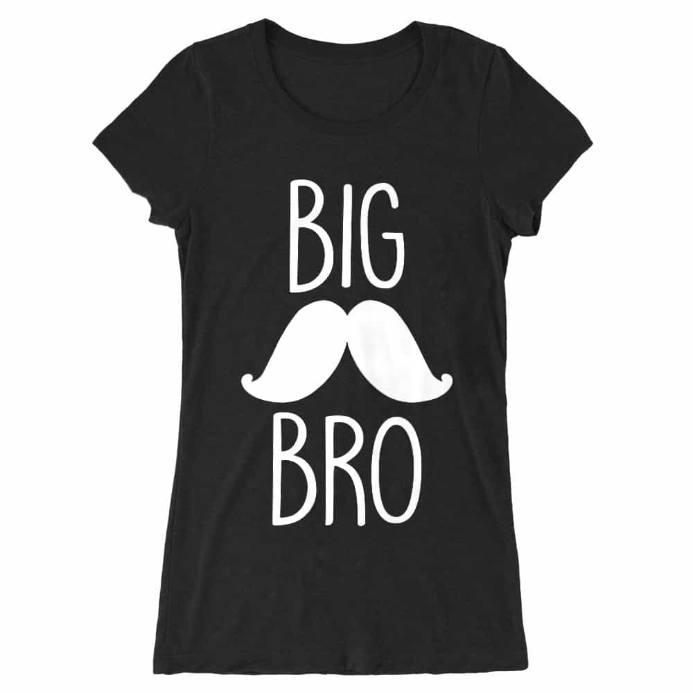 Big Bro Mustache Női Hosszított Póló