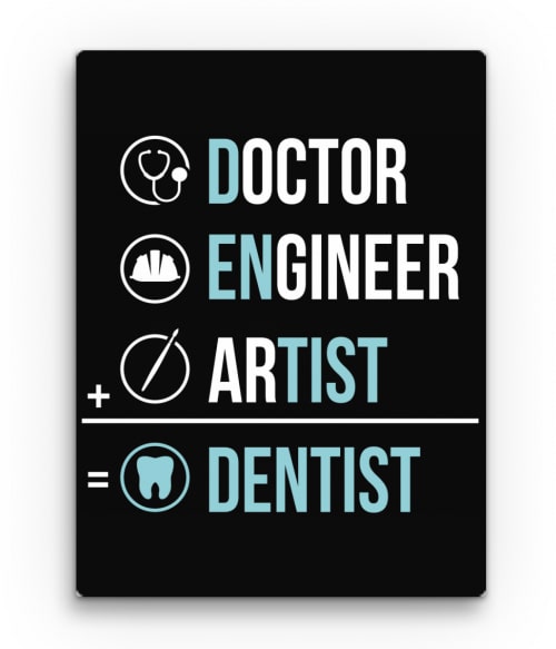 Doctor, Engineer, Artist Egészségügy Vászonkép - Munka