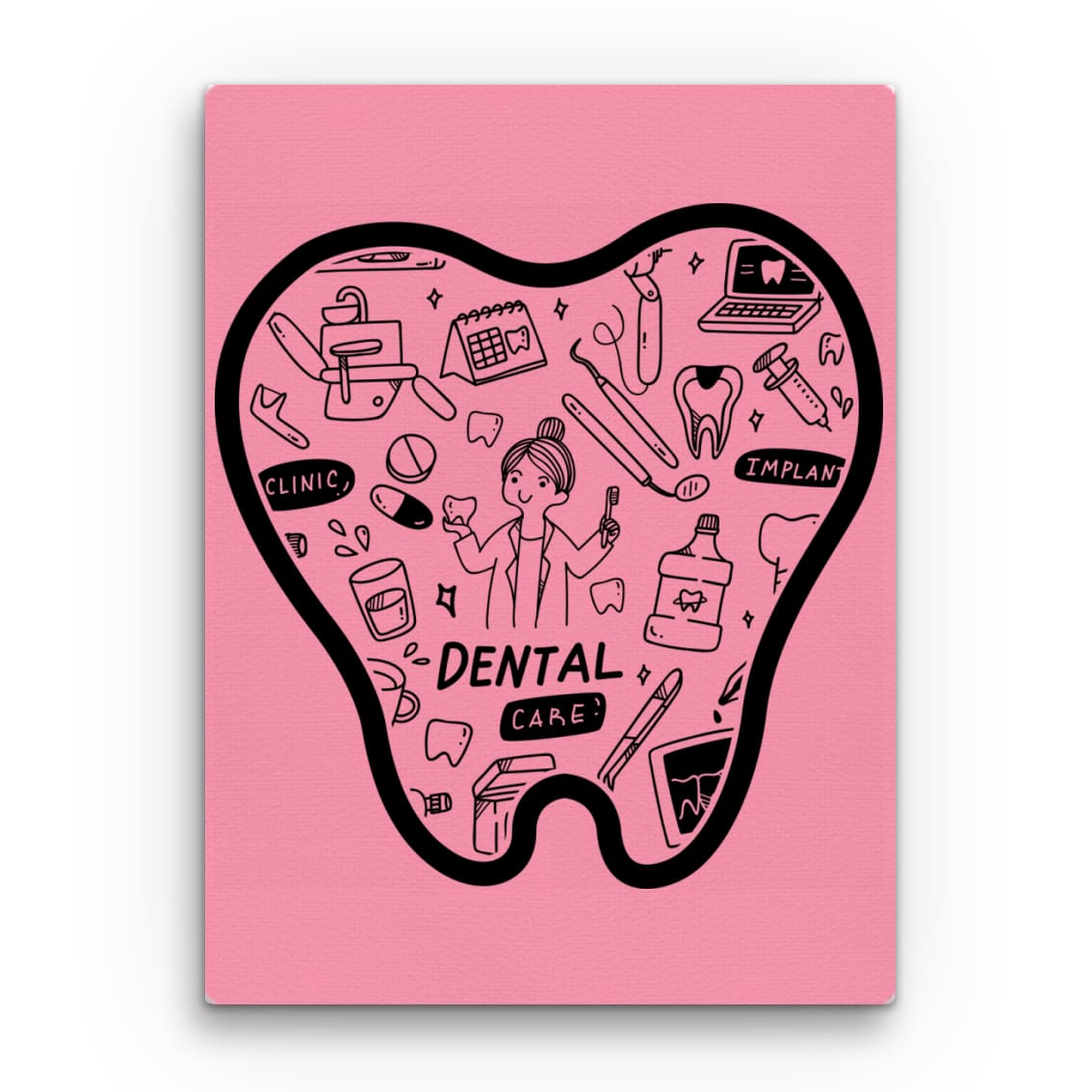 Dentist girl Vászonkép