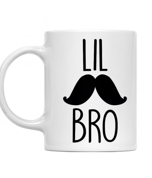 Lil Bro Mustache Testvér Bögre - Testvér