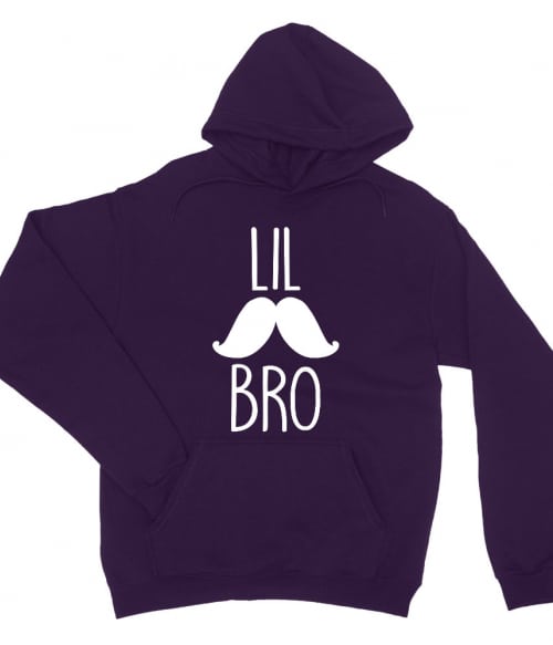 Lil Bro Mustache Testvér Pulóver - Testvér