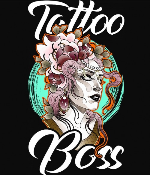 Tattoo Boss - Lady Tetoválás Tetoválás Tetoválás Pólók, Pulóverek, Bögrék - Tetoválás