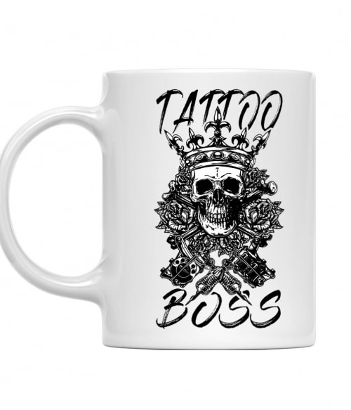 Tattoo Boss - Skull Tetoválás Bögre - Tetoválás