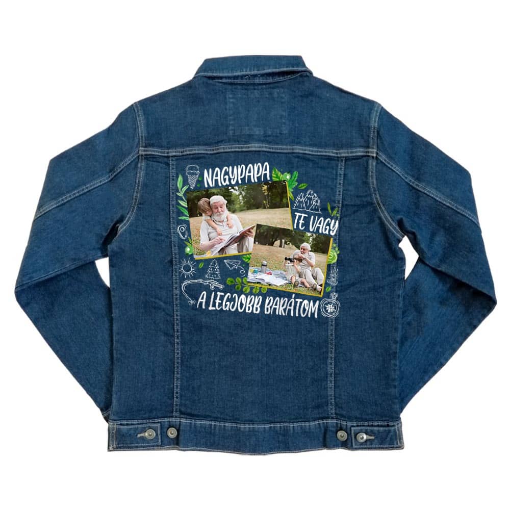 Nagypapa - MyLife Plus Unisex Farmerkabát