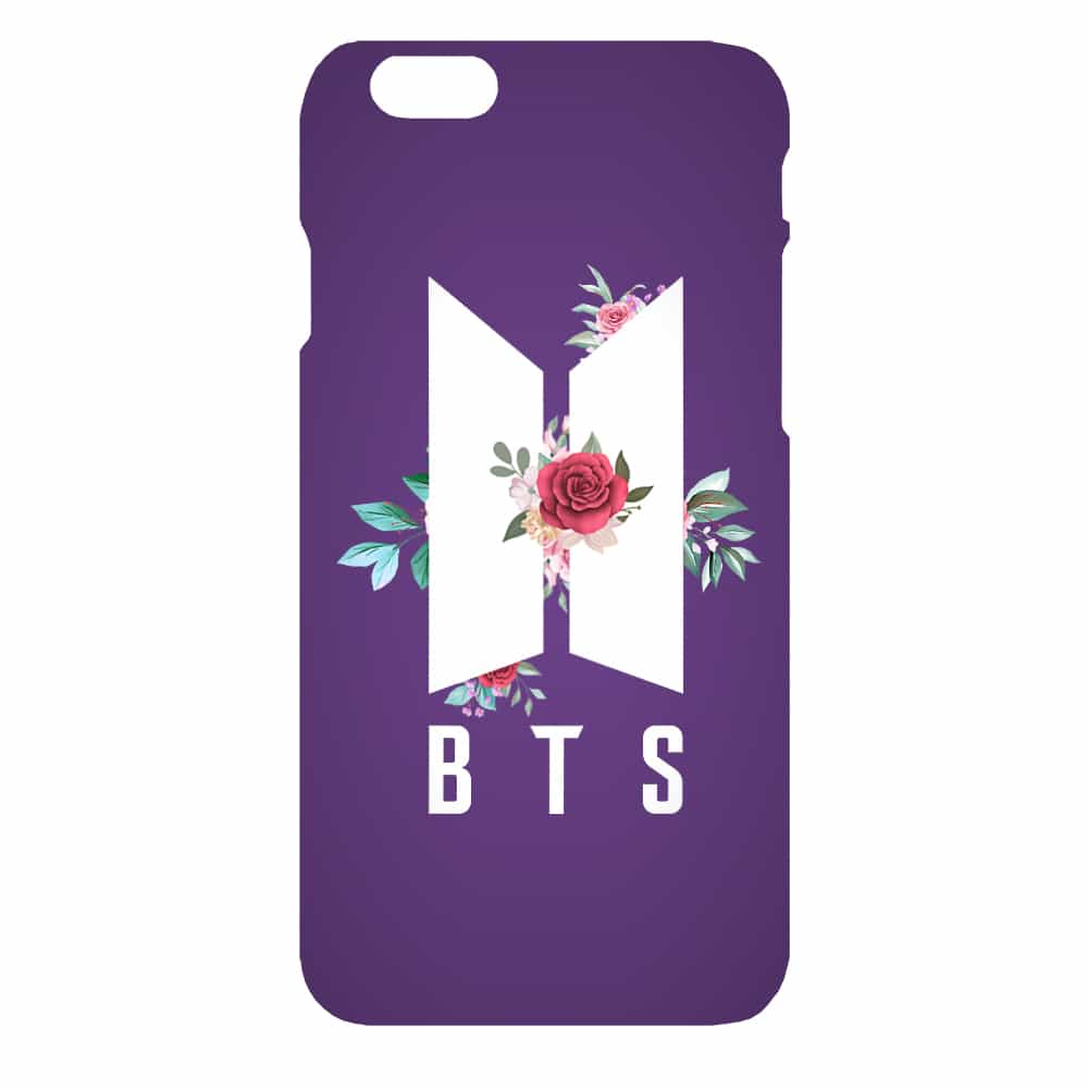 BTS logo with flowers Apple iPhone Telefontok