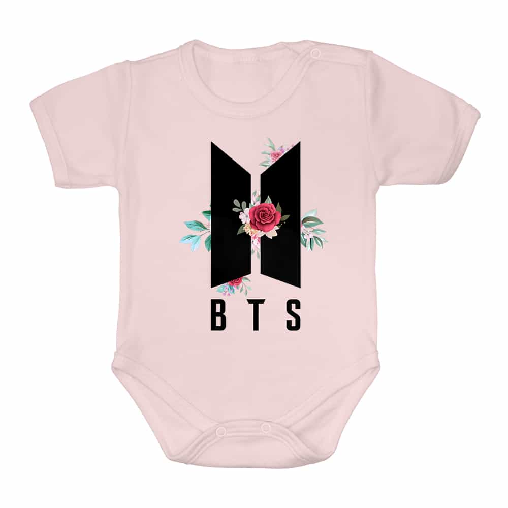 BTS logo with flowers Baba Body